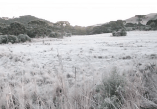 geada - massa de ar frio - frente fria