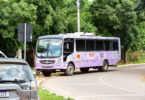 Evento voltado para a prevenção e combate à violência doméstica, com o projeto Ônibus Lilás e outros serviços