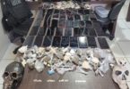 Apreensão de drogas e componentes eletrônicos na Penitenciária Mata Grande