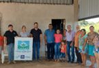 A equipe da Empaer junto com os moradores da comunidade na palestra sobre Fertilidade do Solo.