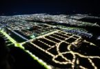 Cidade de Sorriso com luminárias do MT Iluminado