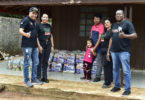 Na ocasião foram entregues 150 cestas básicas e kits de higiene e limpeza, do Programa SER Família Indígena