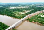 Ponte sobre o Rio Cuiabá no Parque Atalaia