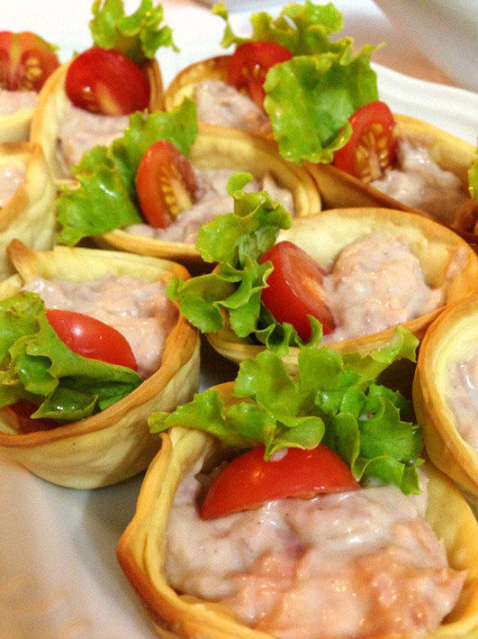 Receitas Para O Verão Receitas para o verão Cestinha de atum - Receitas para o verão