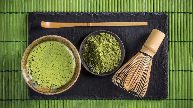 matchá em pó; chá verde - iStock - iStock