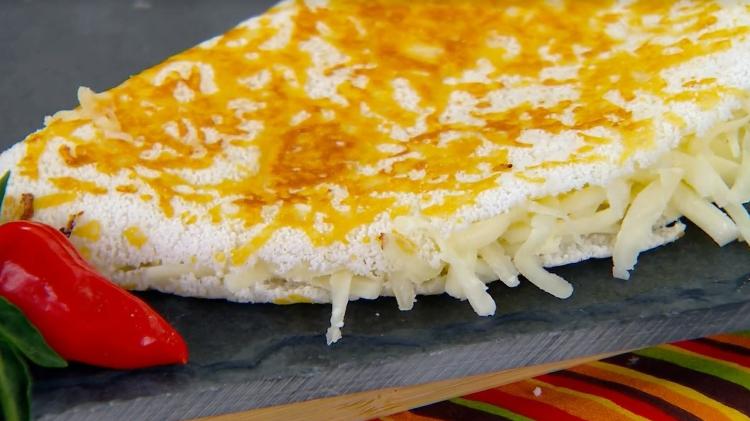 Tapioca com farinha de milho feita por Ana Maria Braga - Reprodução/TV Globo - Reprodução/TV Globo