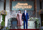 Primeira-dama de MT Virginia Mendes e governador Mauro Mendes no Casamento Abençoado em 2021 (arquivo)