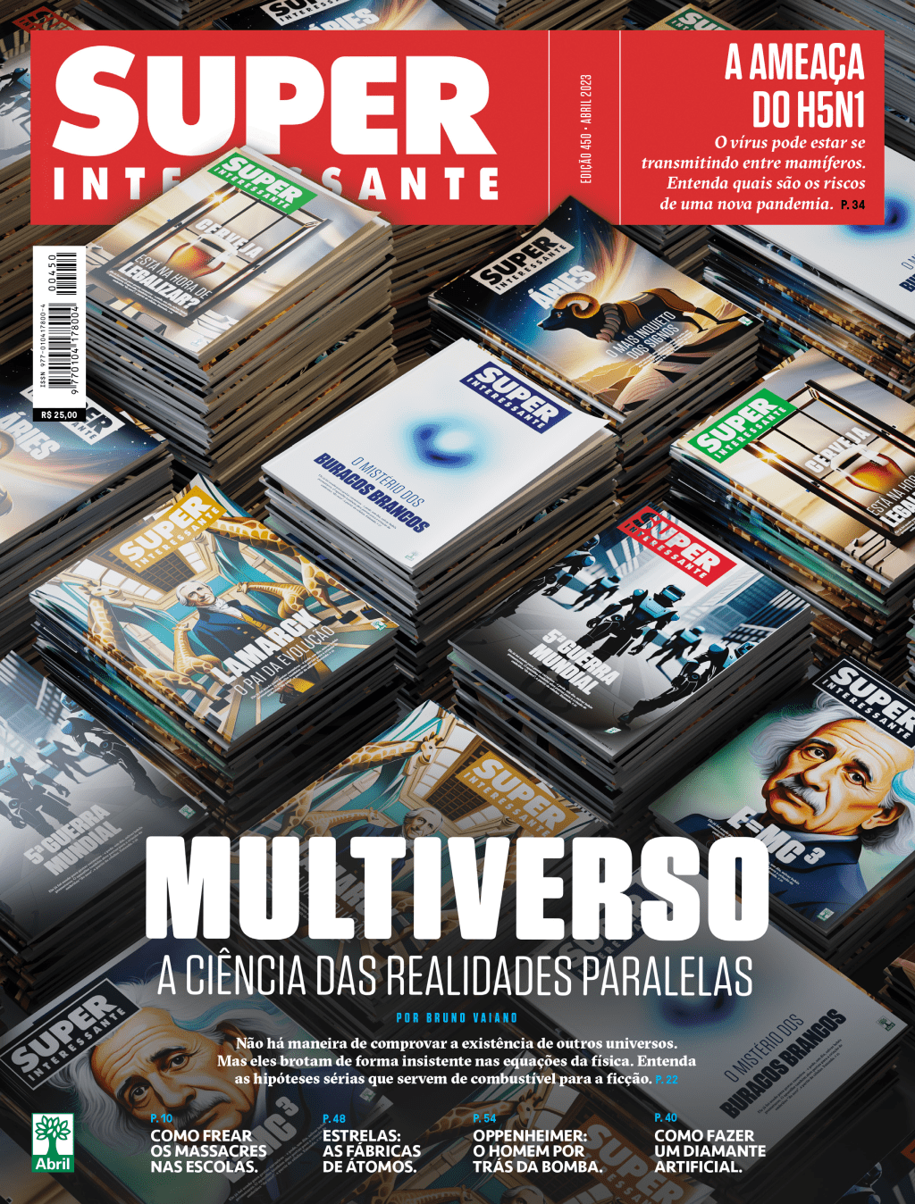 Capa da edição 450 da revista Superinteressante.