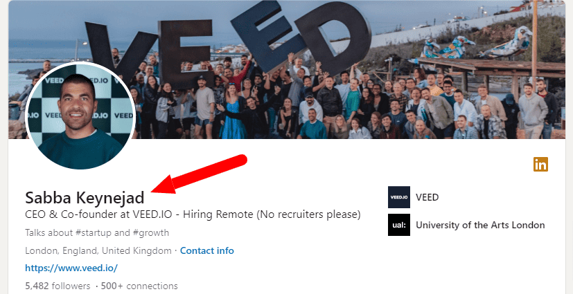 33-Sabba-Keynejad-Linkedin Os desenvolvedores criativos Sabba Keynejad e Timur "Tim" Mamedov co-fundaram a VEED.