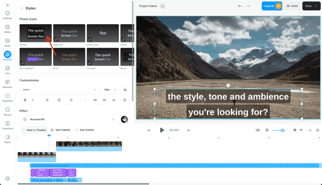 Veed-Captions-1024X589-1 Legendas VEED