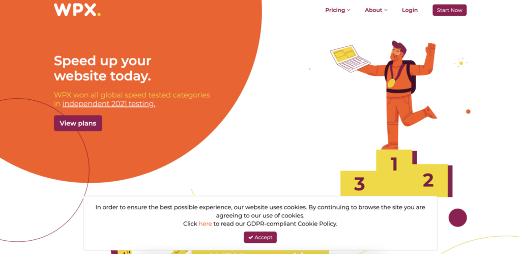 Wpx_Hosting_Homepage-1024X499-1 Captura de tela da página inicial de hospedagem do WPX.