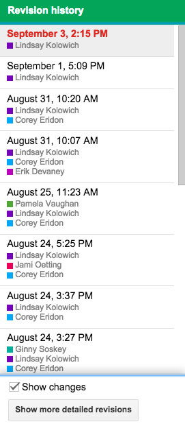 Revision-History-Google-Docs Histórico de revisões em um Documento Google