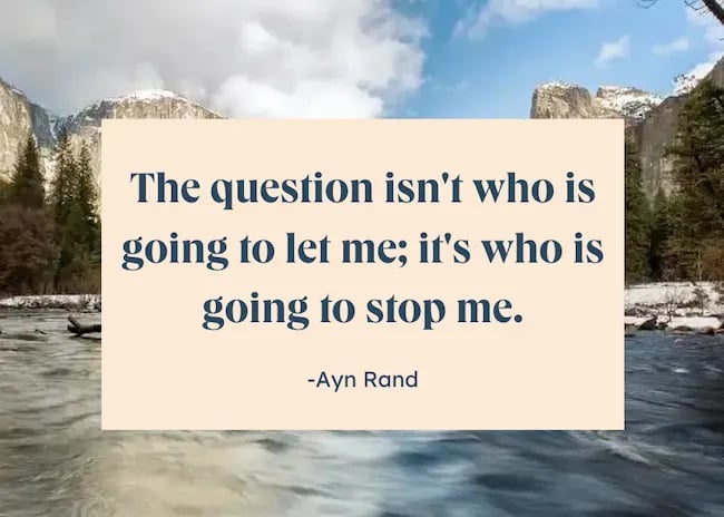 Famous-Quotes-Rand-1 Citação da vida famosa em inglês de Ayn Rand