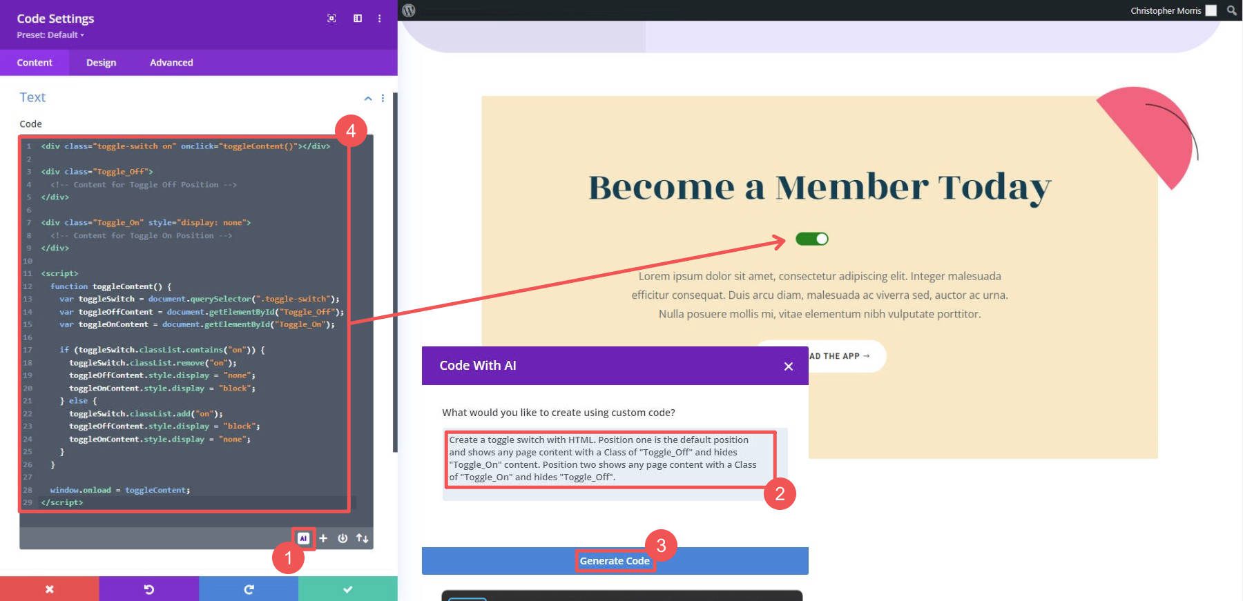 Js-Html-Css-Toggle-Generation-Example-4-Steps-1 Exemplo de geração de alternância JS, HTML, CSS - 4 passos