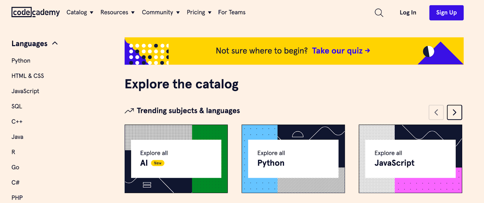 Programming20For20Beginners_42023-3-1 How to learn coding resource: Code Academy