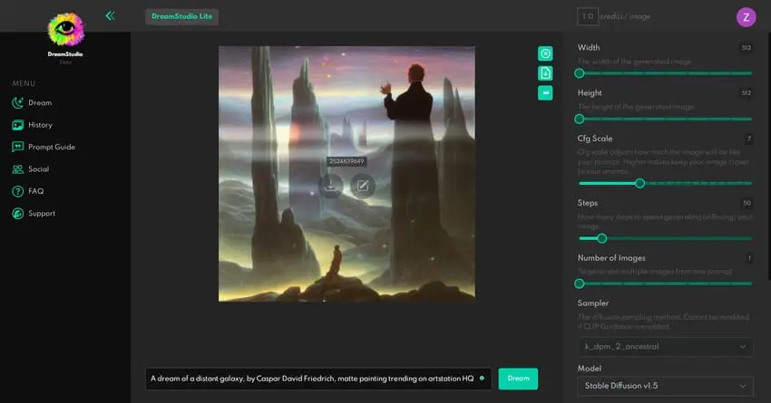 Ai-Image-Generator-Dream-Studio-1 Gerador de imagens AI - Dream Studio