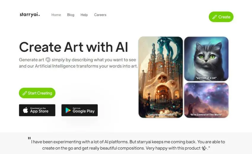 Ai-Image-Generator-Starryai-1 Gerador de imagens AI - StarryAI