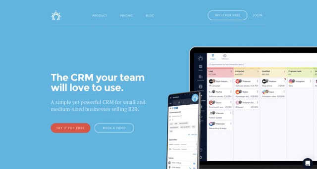 Salesflare-Crm-Tool Ferramenta de CRM Salesflare