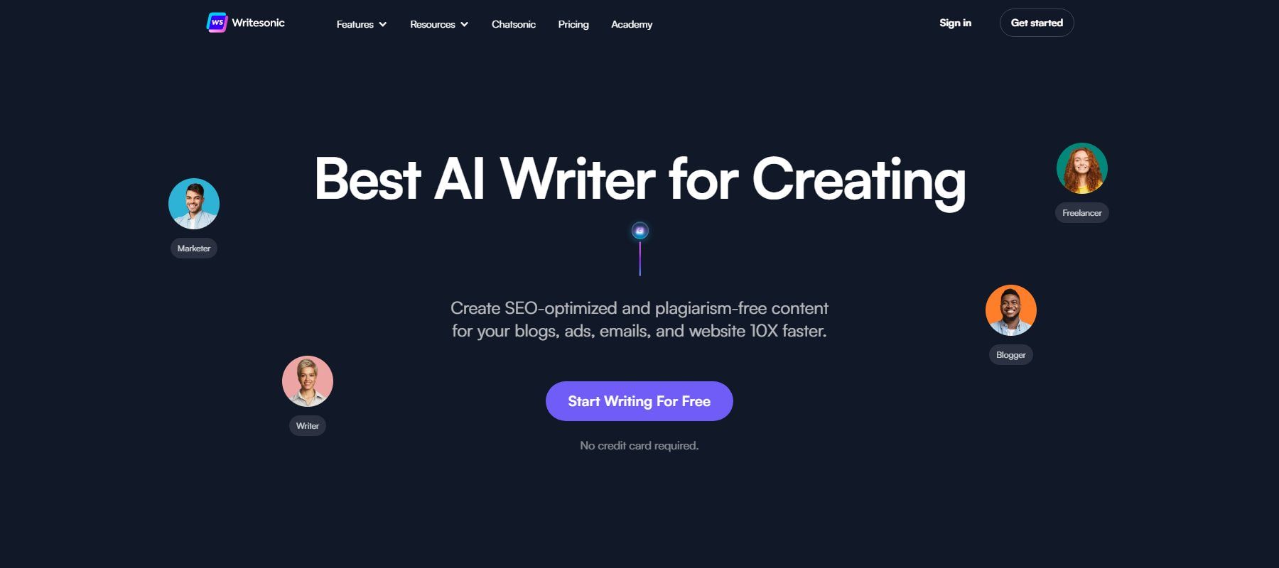 Writesonic-Homepage-April-2023-1 Writesonic - Homepage Abril 2023