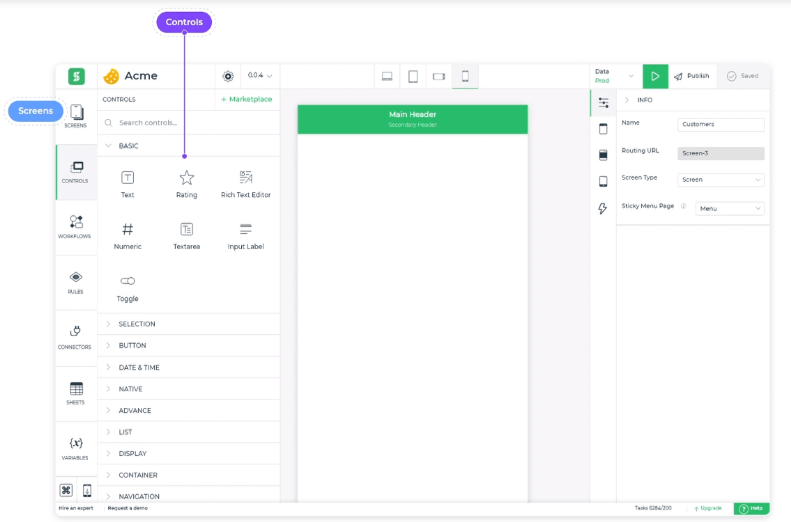 dronahq sem exemplos de código
