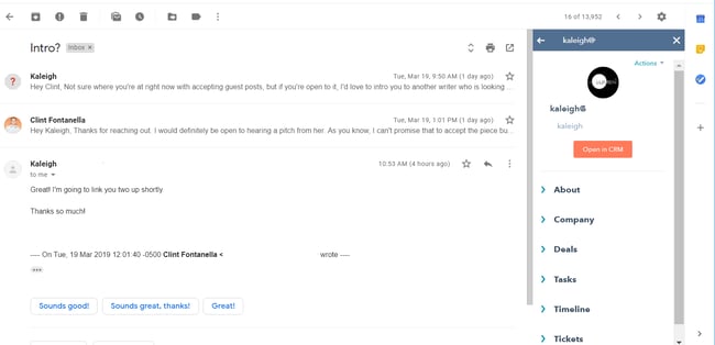 Sales20Tool Melhores extensões do Chrome para produtividade: HubSpot Sales