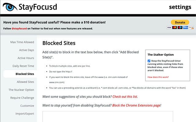 Stayfocusd-Chrome-Extension Melhores extensões do Chrome para produtividade: StayFocusd