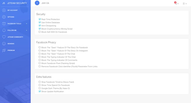 J2Team-Chrome-Extension Melhores extensões de segurança do Chrome: segurança J2TEAM