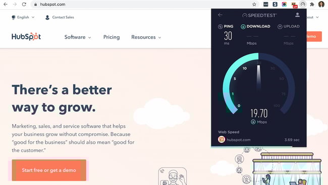 Speedtest-Ookla-Chrome-Extension Melhores extensões de segurança do Chrome: Speedtest da Ookla