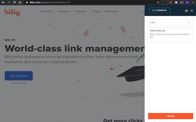 Bitly-Chrome-Extension Extensões do Chrome para mídias sociais: Bitly