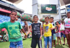 Cerca de 15 mil crianças de escolas públicas, entidades e bairros de Cuiabá e Várzea Grande estiveram no Natal Abençoado do SER Família, na Arena Pantanal