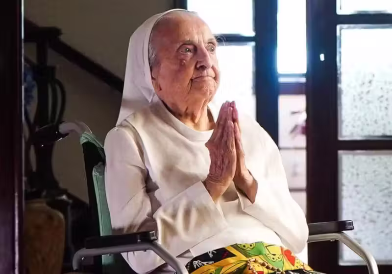 Idosa-2-1 Inah Canabarro Lucas é a brasileira mais velha do mundo. Muito religiosa, ela atribui o segredo da longevidade à espiritualidade. - Foto: LongeviQuest