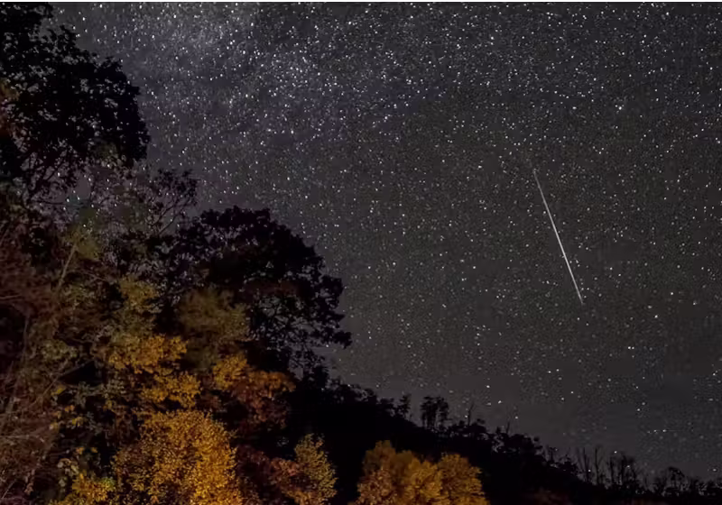 Chuva-1 A chuva de meteoros do cometa Halley promete ser uma das mais bonitas de 2024. Será na madrugada do dia 20 para o dia 21 de outubro. - Foto: Reprodução/National Geographic