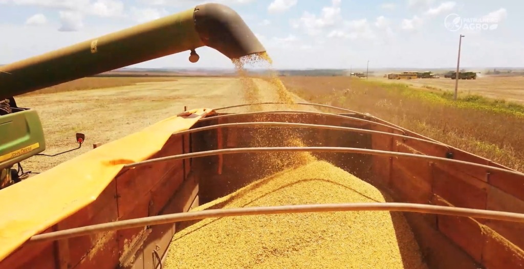 Patrulheiro Agro colheita soja foto pedro silvestre canal rural Mato grosso
