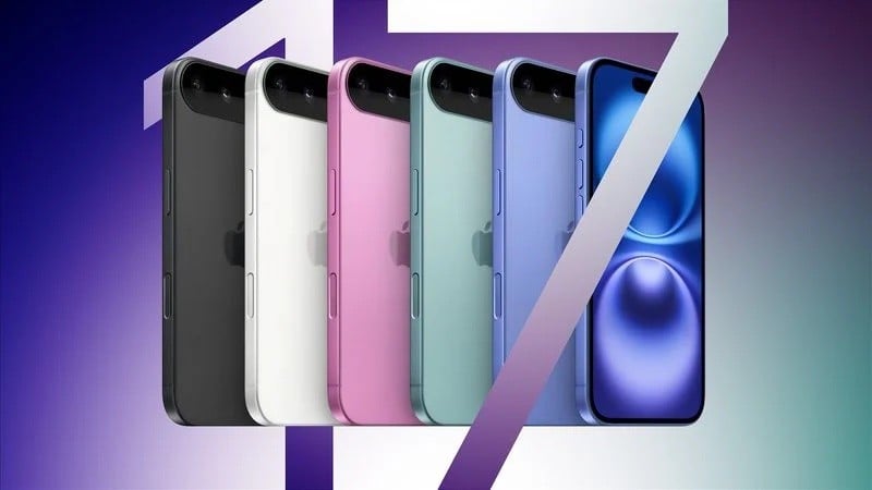 Baterias do iPhone 17
