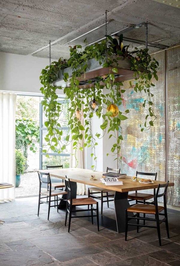 Decoração industrial.