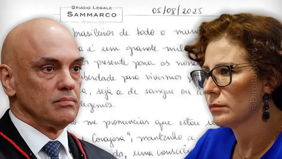 defesa zambelli divulga carta deputada refere moraes ditador
