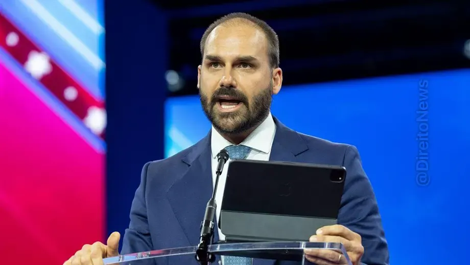 eduardo bolsonaro diz sabe sera pr3s0 se voltar brasil