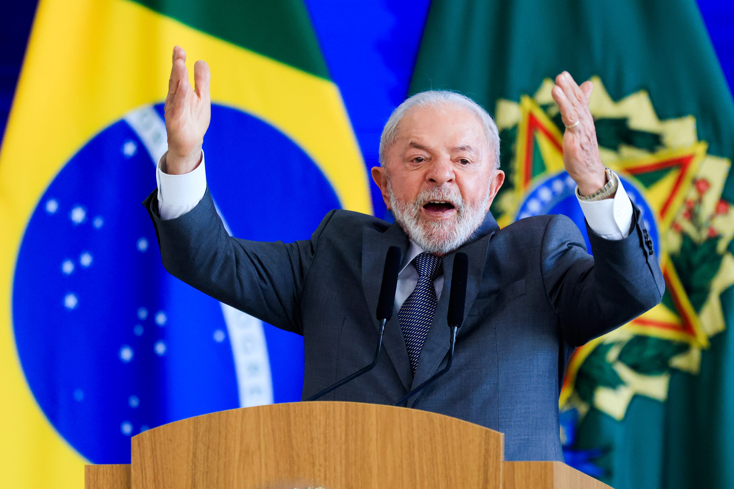 Inss O presidente Lula durante a cerimônia de entrega do Prêmio MEC da Educação Brasileira - 11/8/2025 | Foto: Wilton Junior/Estadão Conteúdo