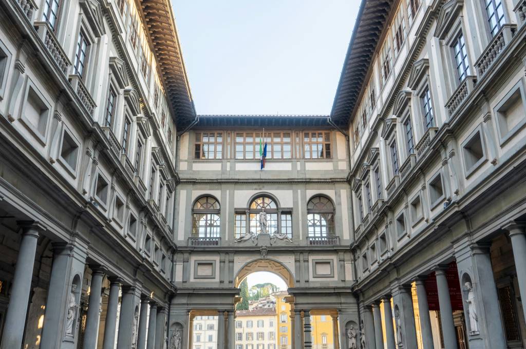 Galleria Degli Uffizi, Florença, Toscana, Itália Galleria degli Uffizi, Florença, Toscana, Itália
