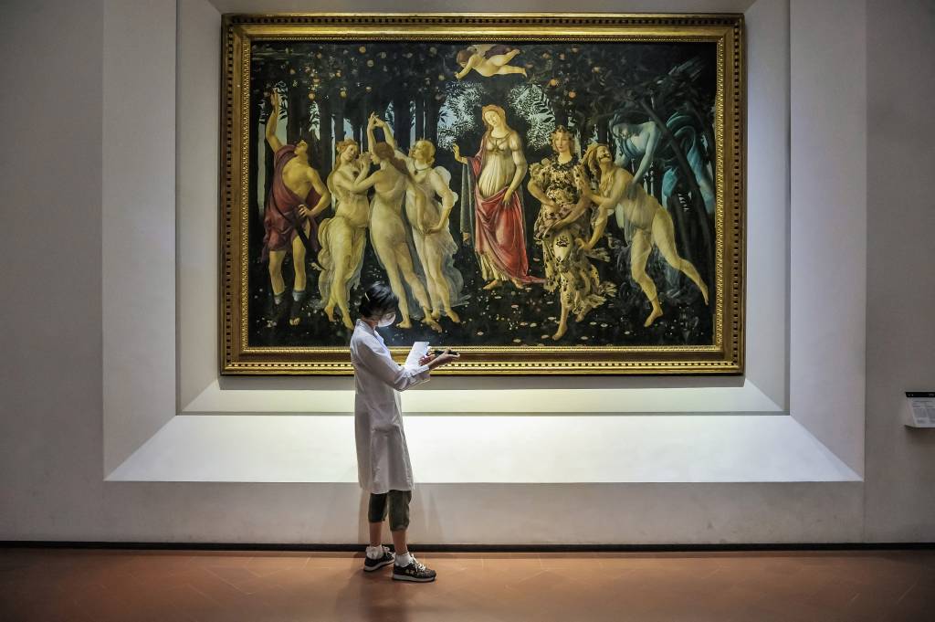 Galleria Degli Uffizi, Florença, Toscana, Itália Galleria degli Uffizi, Florença, Toscana, Itália