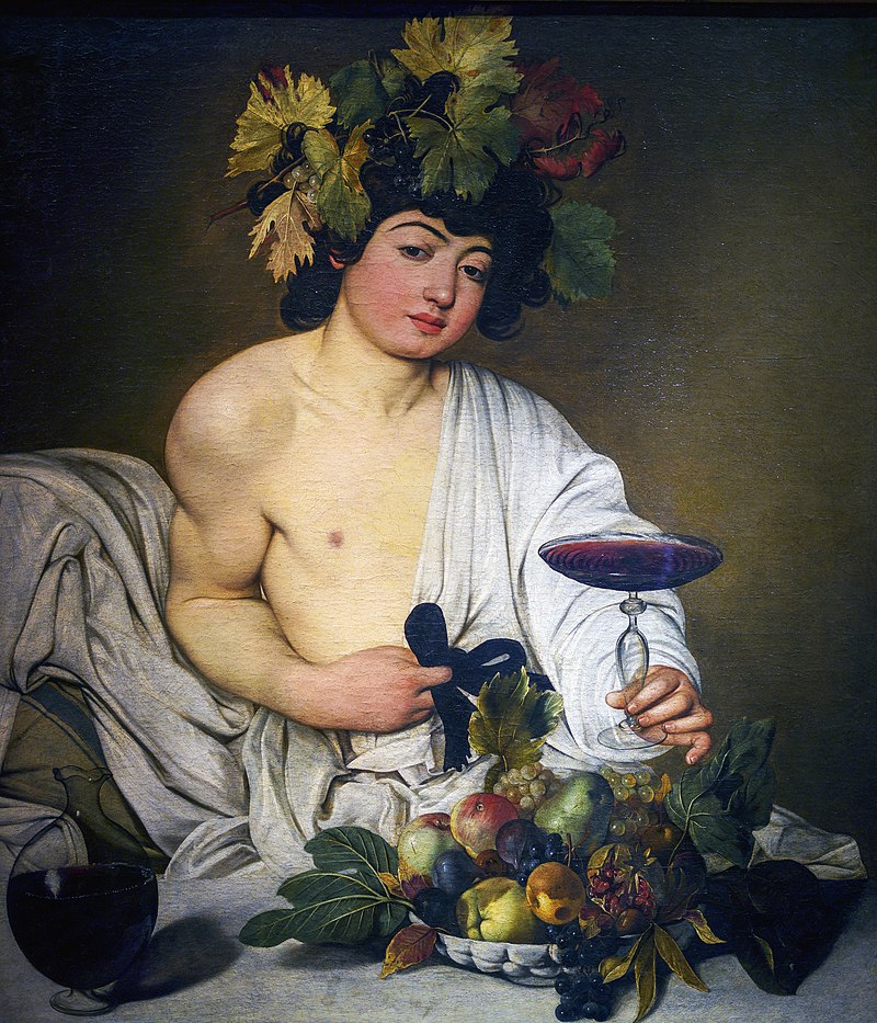 “Baco” – Caravaggio 2025 word2
