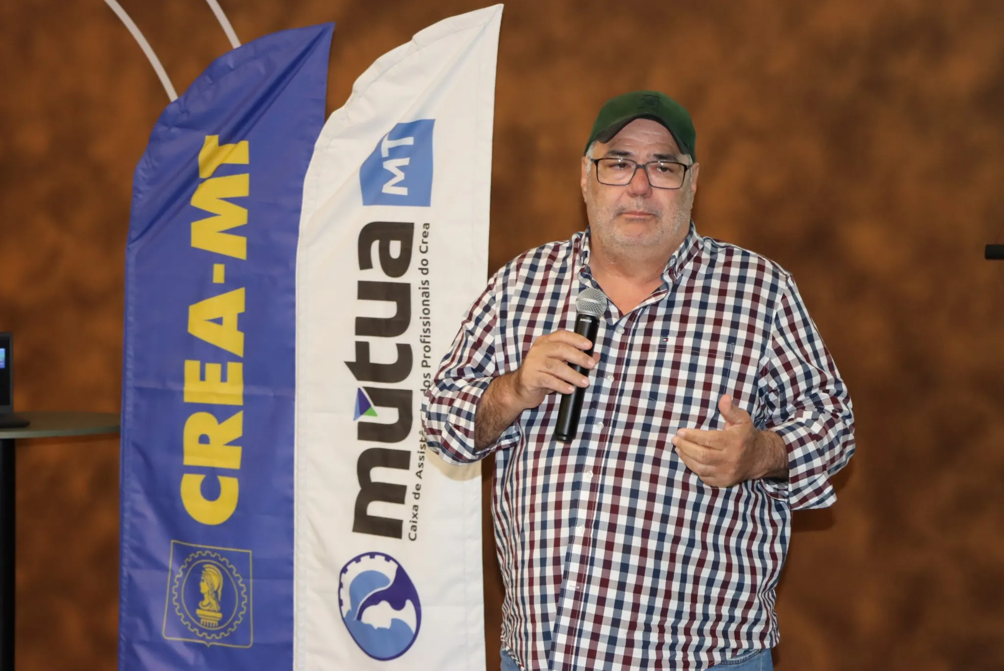 Sorriso, Lucas Do Rio Verde E Nova Mutum Recebem Etapas Do Congresso Estadual De Profissionais Do Crea-Mt 83 Presidente do Crea-MT, eng. civil Juares Samaniego no CEP – Lucas do Rio Verde | Foto- Igor Bastos