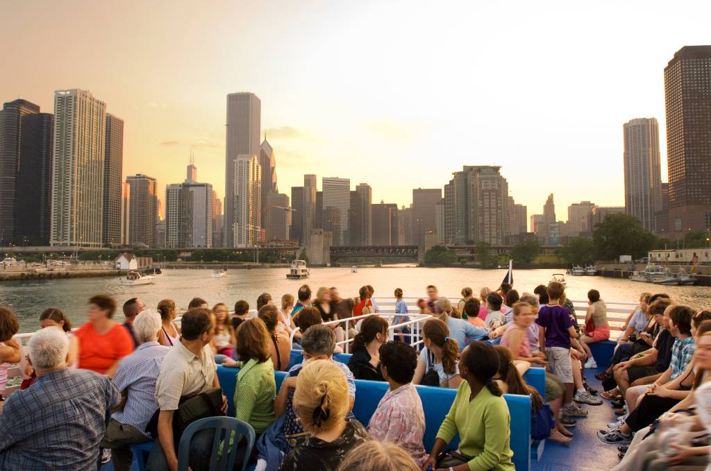 Tour De Barco Arquitetura, Chicago, Estados Unidos Tour de barco arquitetura, Chicago, Estados Unidos