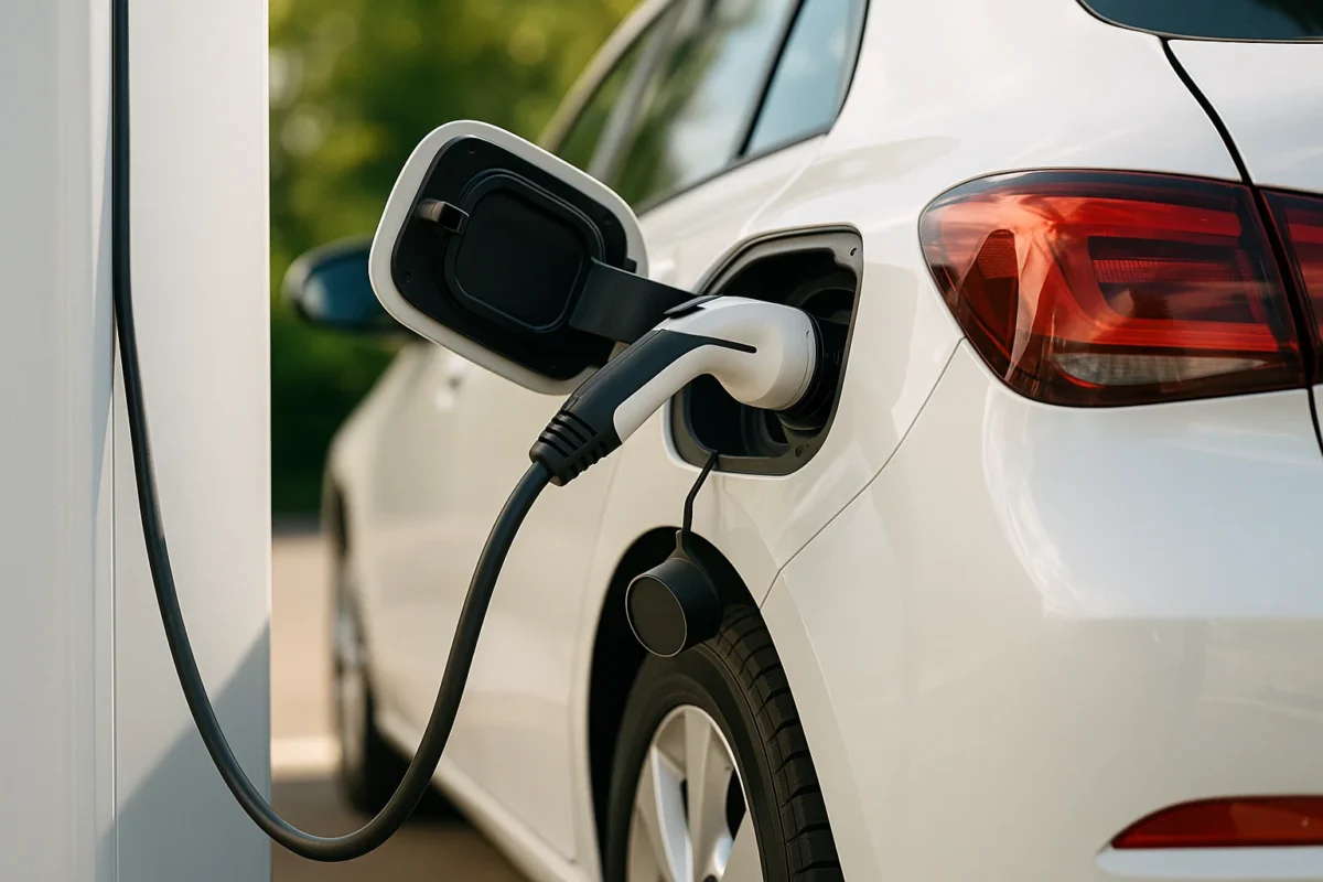 2_Carro-Eletrico-2-Ia O que trava o avanço dos carros elétricos no Brasil - Imagem gerada por I.A