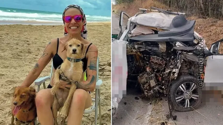 advogada tres cachorros m0rr3m apos carro bater carreta carregada querosene goias