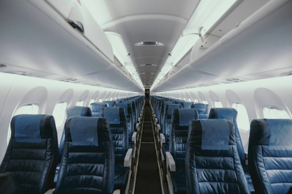 Assentos em avião