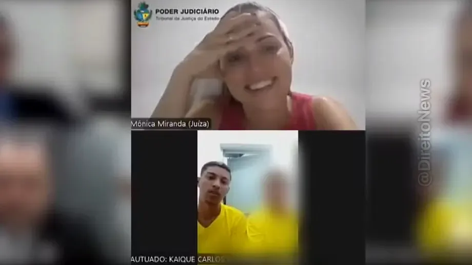 juiza risada reencontrar preso audiencia custodia brinca voce aqui novo video