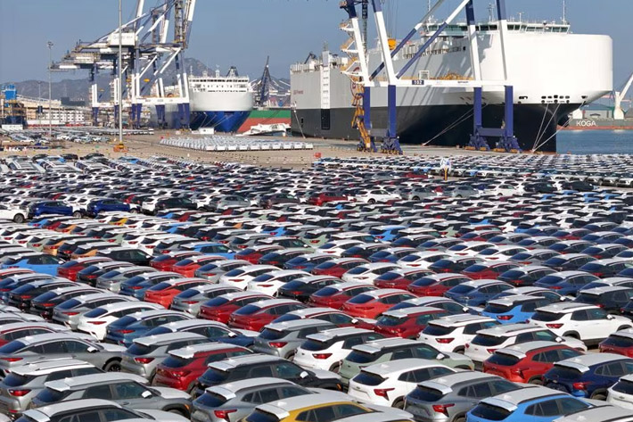 México impõe tarifa de 50% sobre carros chineses após pressão dos EUA - Foto: Reuters