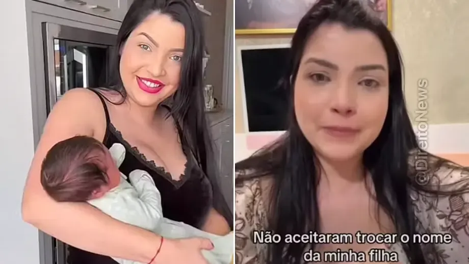 influenciadora diz conseguiu direito mudar nome filha apos arrependimento negativa cartorio