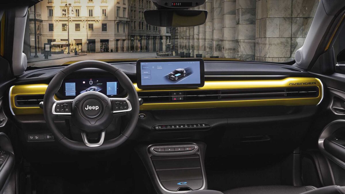Interior do novo Jeep Avenger
